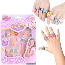 Zestaw pierścionków biżuteria 30szt - Trifox