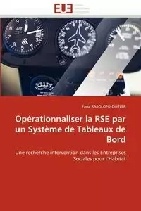 Opérationnaliser la rse par un système de tableaux de bord - RASOLOFO-DISTLER-F