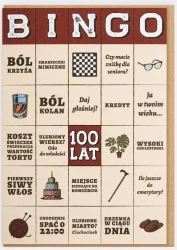 Karnet Urodziny - Bingo 100 lat! - Nadwyraz