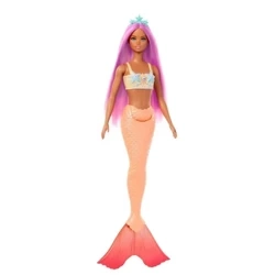Barbie Lalka Syrenka Pomarańczowy ogon HRR05 - Mattel