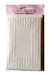 Karty tłoczone + koperty 5szt creme - Galeria Hobby