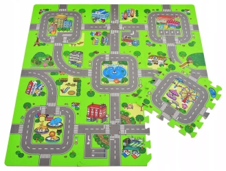 Puzzle piankowe Humbi Miasto Uliczki