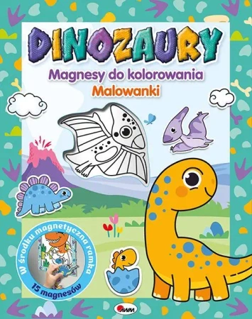 Dinozaury. Magnesy do kolorowania - Opracowanie zbiorowe