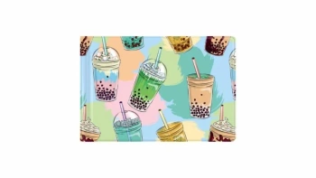 Okładka na dokumenty ucznia małe bubble tea - Biurfol