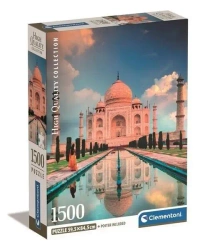 Puzzle 1500 Compact Taj Mahal - Clementoni