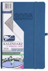 Kalendarz 2026 A5 12M + notes Hip hop atramentowy - praca zbiorowa
