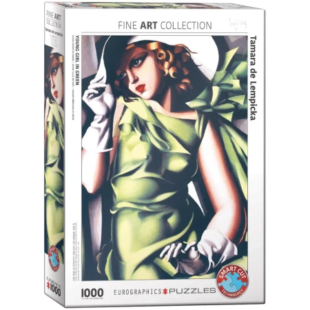 Puzzle 1000 Young Girl in Green 6000-1058 - Eurographics