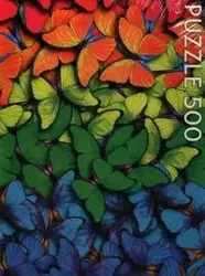 Puzzle Rainbow Butterflies 500 elementów - Tactic
