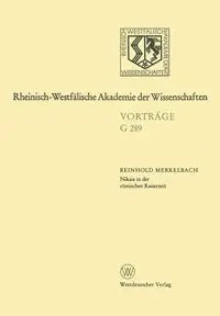 Nikaia in Der Romischen Kaiserzeit - Merkelbach Reinhold