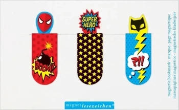 Zakładki magnetyczne - Superbohaterowie - Santoro