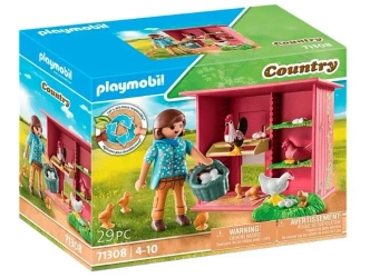 Playmobil Kury z pisklętami 71308