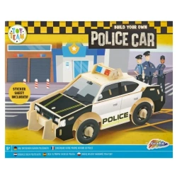 Drewniana konstrukcja pojazdu 3D Policja - Grafix