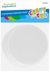 Ozdoba Dekoracyjna Styropianowe Podstawka 15cm/4szt.craft With Fun 545837