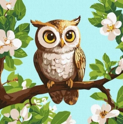 Malowania po numerach - Straż leśna 30x30cm - Ideyka