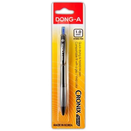 Długopis Dong-a Cronix Hybrid niebieski na blistrze - DONGA-A