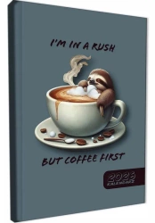 Kalendarz 2026 A5 dzienny sb/nd osobno Leniwiec - EV-Corp