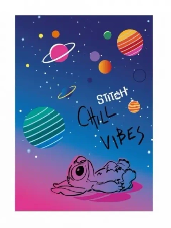 Disney Black. Zeszyt A4. Kratka 60 kartek. Stitch 1 - Patio