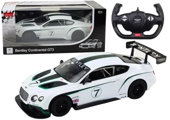 Bentley Continental GT3 RC 1:14 biały - Leantoys