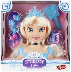 Głowa do stylizacji Nella księżniczka - Mega Creative