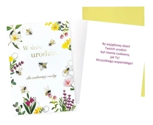 Karnet W dniu urodzin - Kukartka