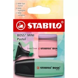 Zakreślacz Boss Mini Pastel 3szt - Stabilo