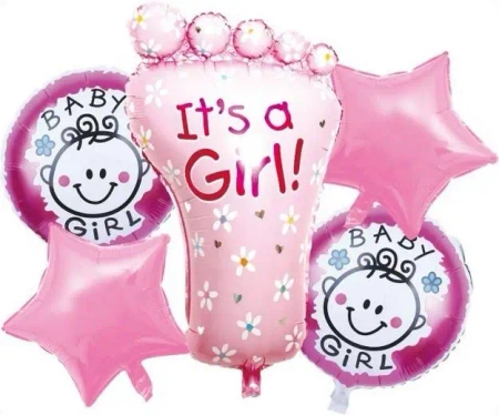 Zestaw balonów Girl 6el - GoParty