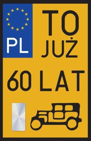 Karnet Urodziny 60 Zabytek - YEKU