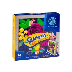 Masa plastyczna Sensorio Art Róże z ramką 30 kolorów - ASTRA art-pap