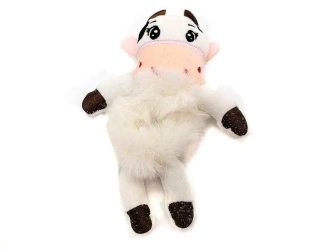 Gumka do włosów lub bransloetka pluszowa krówka - ADAR