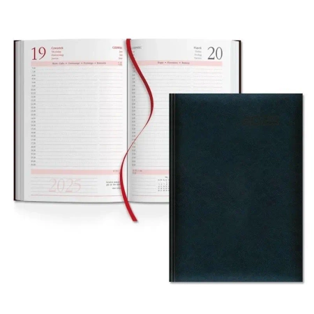 Kalendarz 2026 A5 czarny - Sapt