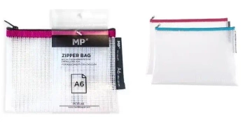 Teczka siatkowa A5 EVA na zamek MIX - MP Main Paper