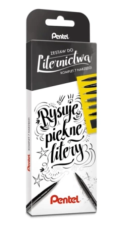Zestaw do liternictwa nr - 7 - PENTEL