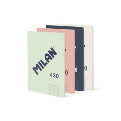 Zeszyt klejony A5/48K kratka (4szt) - MILAN