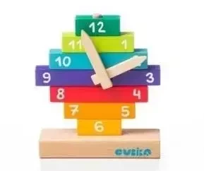 Drewniany zestaw konstrukcyjny Zegarek - Cubika