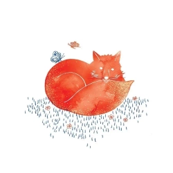 Karnet Swarovski kwadrat CL2608 Lis - Clear Creations