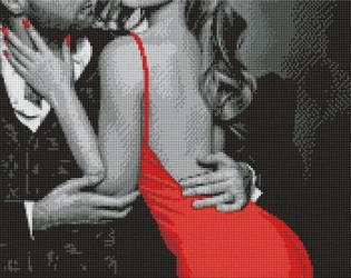 Diamentowa mozaika - Uścisk kochanków 40x50cm - Ideyka