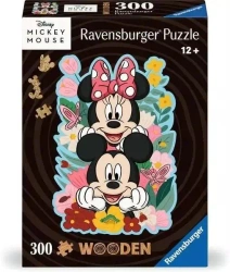 Puzzle drewniane 300 Disney Myszka Mickey & Minnie - Ravensburger