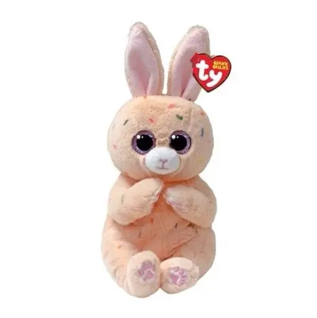 Beanie Bellies Peaches - brzoskwiniowy królik 15cm - TY