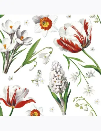 Serwetki DAISY Lunch SD 330x330 Kwiaty 010101 - POL-MAK