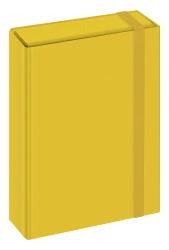 Teczka z gumką A4 TO Box żółta - INTERDRUK