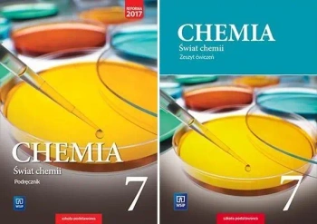 Świat chemii 7 Podręcznik + zeszyt ćwiczeń WSIP PAKIET - Anna Warchoł, Andrzej Danel, Dorota Lewandowska,