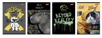 Zeszyt A4/80K kratka mix (5szt) - UNIPAP