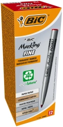 Marker Marking Fine 1445 ECOlutions czerw (12szt) - BIC