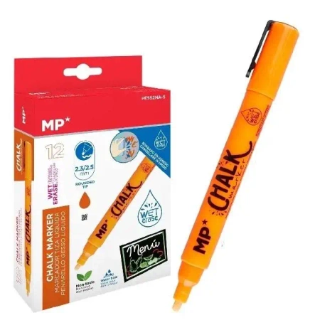 Kreda w płynie pomarańczowa (12szt) - MP Main Paper