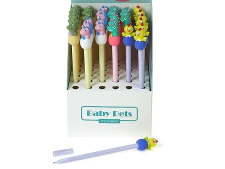 Długopis z ozdobną końcówką - jajko (36szt) - ADAR