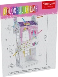 Kolorowanka domek L - Ul. Różana - Monumi