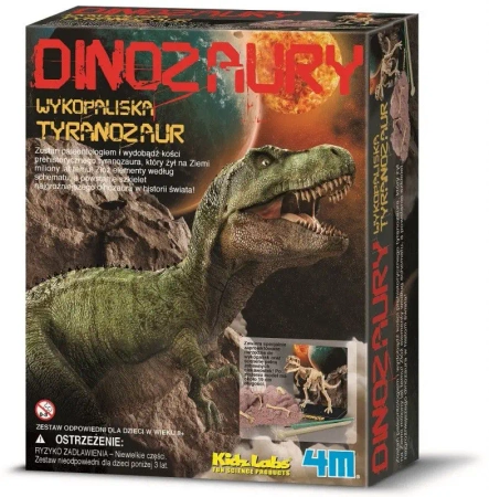 Zestaw naukowy. Wykopaliska T-Rex. - 4M