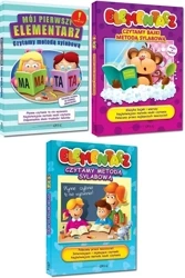 Elementarz + Czytamy bajki metodą sylabową + Mój pierwszy elementarz PAK 3 - Alicja Karczmarska-Strzebońska