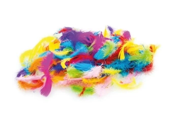 Pióra kolorowe 5-12cm 7g - Brewis