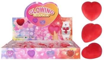 Zabawka Wyciskana Serce 7cm Walentynki Mega Creative 553223